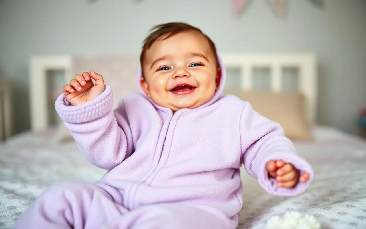 Large flame resistant fleece baby sleep sacks with sleeves for toddlers